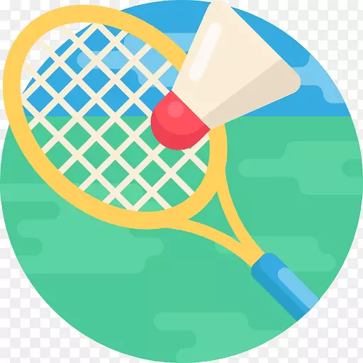 运动电脑图标羽毛球网球-羽毛球