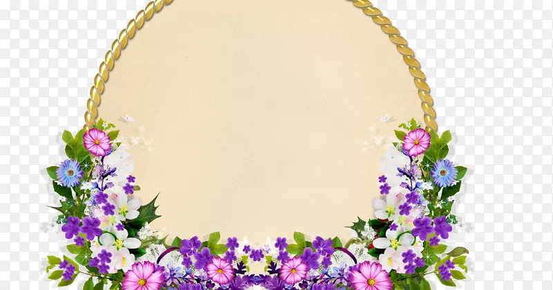 画框花卉剪贴画.花
