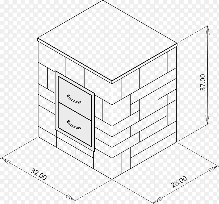 砖墙建筑工程厨房混凝土砌体单元.砖