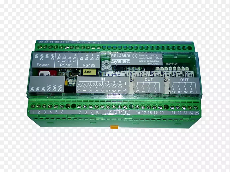 微控制器中继网卡和适配器可编程逻辑控制器电子电路，™à1 1‰à，3.png