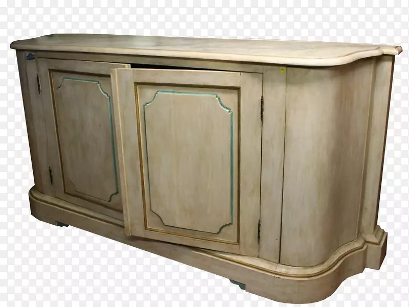 自助餐和餐具柜木材染色古董设计
