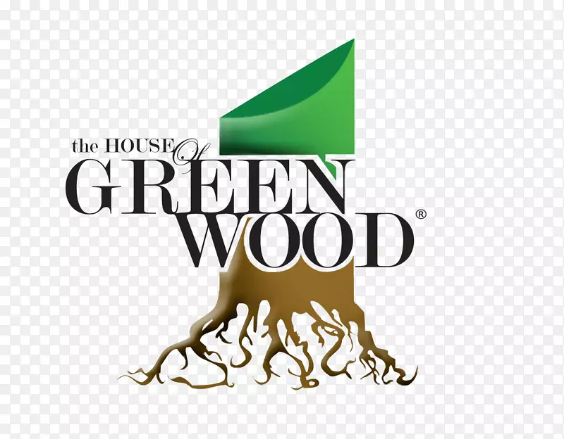 标志绿木品牌慢跑字体-绿林