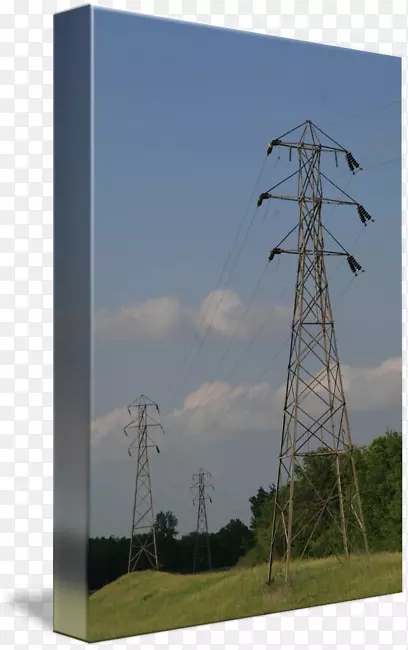 输电塔电力能源公用事业电力传输线