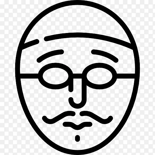 电脑图标面具剪辑艺术面具