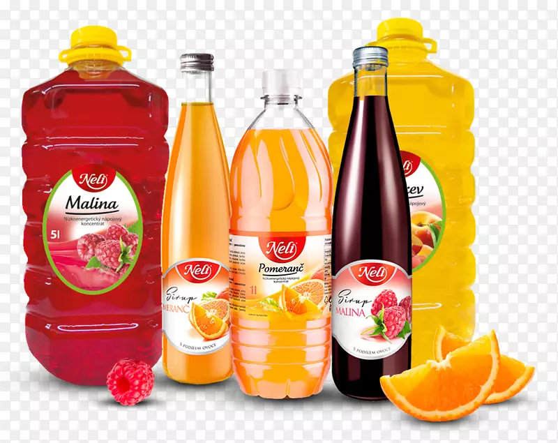 橙汁饮料橙汁软饮料塑料瓶糖浆-饮料