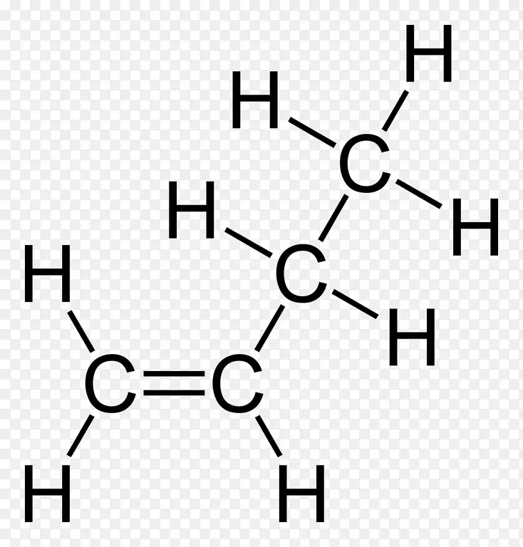 1，1-二氟乙烯有机化学键-2d计算机图形