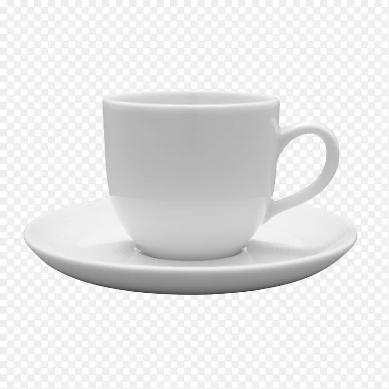 咖啡杯，意式浓缩咖啡，茶托，瓷杯