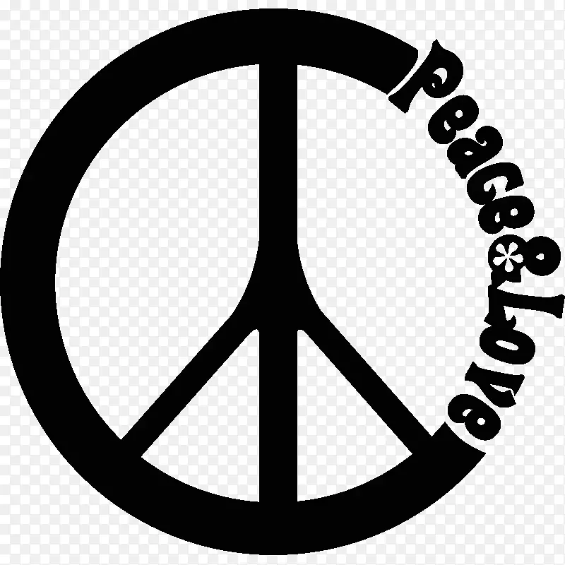 和平标志贴纸-和平生活