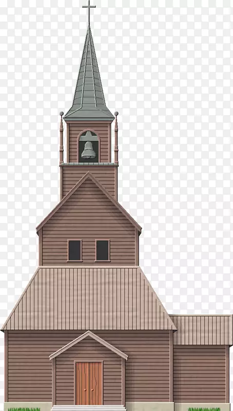 中世纪正面屋顶中世纪建筑礼拜堂