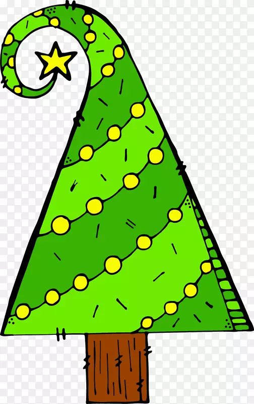 圣诞树剪纸艺术-圣诞树