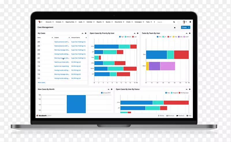 客户关系管理Sugarcrm计算机软件模板业务
