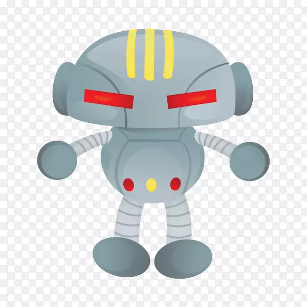 机器人雕像-愤怒的孩子