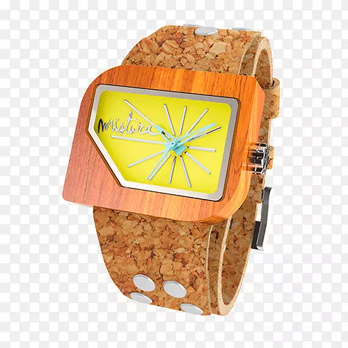 表带软木皮革手表
