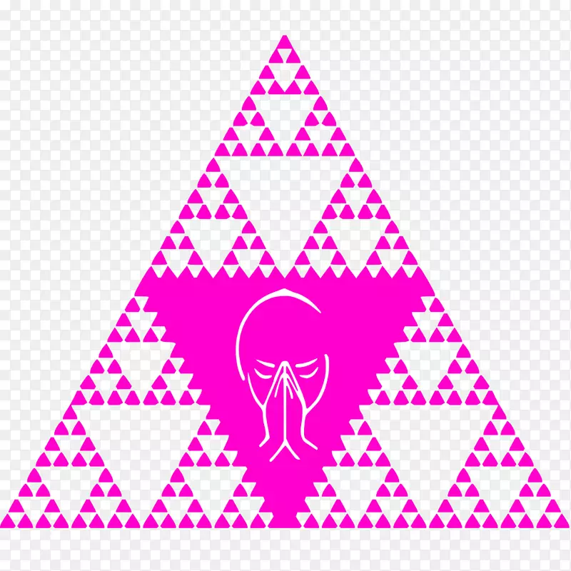 Sierpinski三角形分形Sierpinski地毯数学-三角形