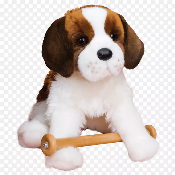养狗伯纳德·比格毛绒玩具&可爱的玩具-小狗
