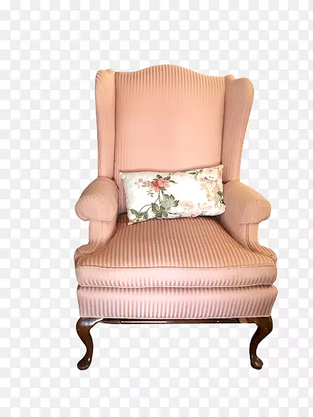 相思椅古董家具.条纹粉红色