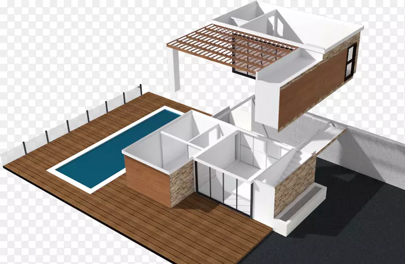 住宅科学建模三维模型建筑.建筑纹理