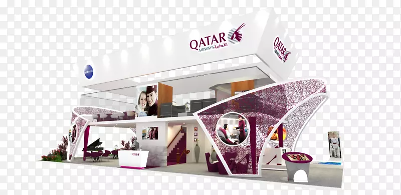 卡巴那图卡塔尔航空展览设计-卡塔尔航空公司