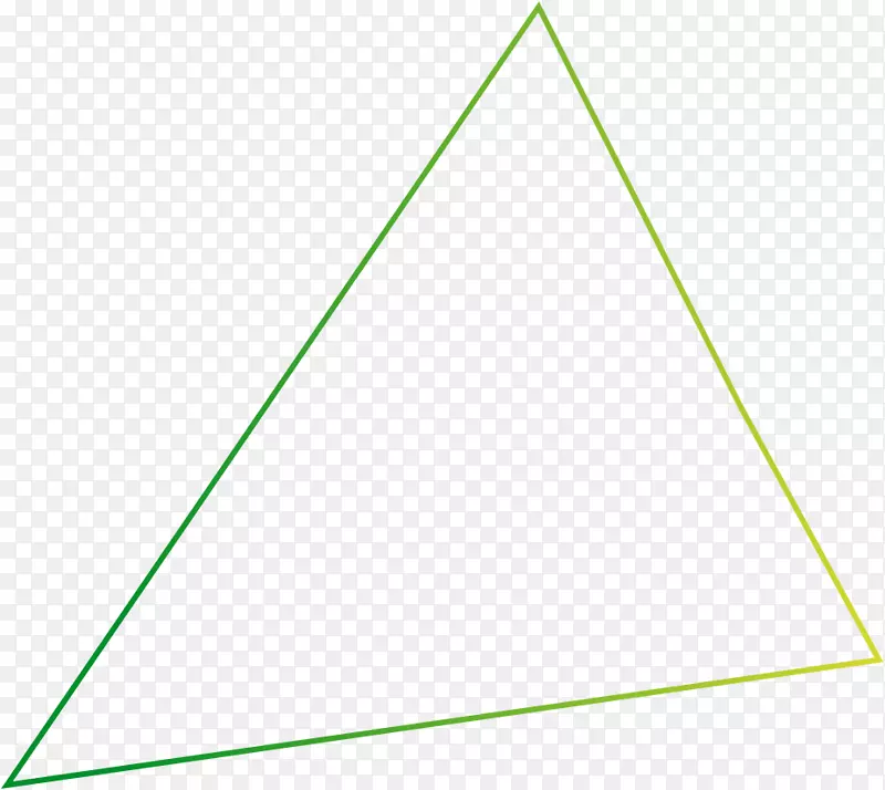 三角形点绿叶三角形
