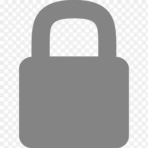 锁苹果颜色表情符号安全挂锁