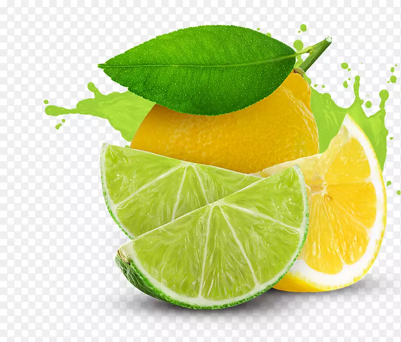 柠檬-莱姆饮料果汁关键酸橙-柠檬酸橙