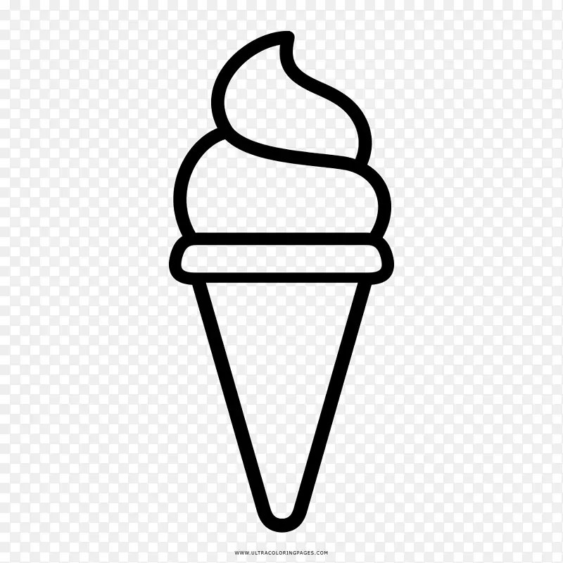冰淇淋锥画夹艺术-冰淇淋