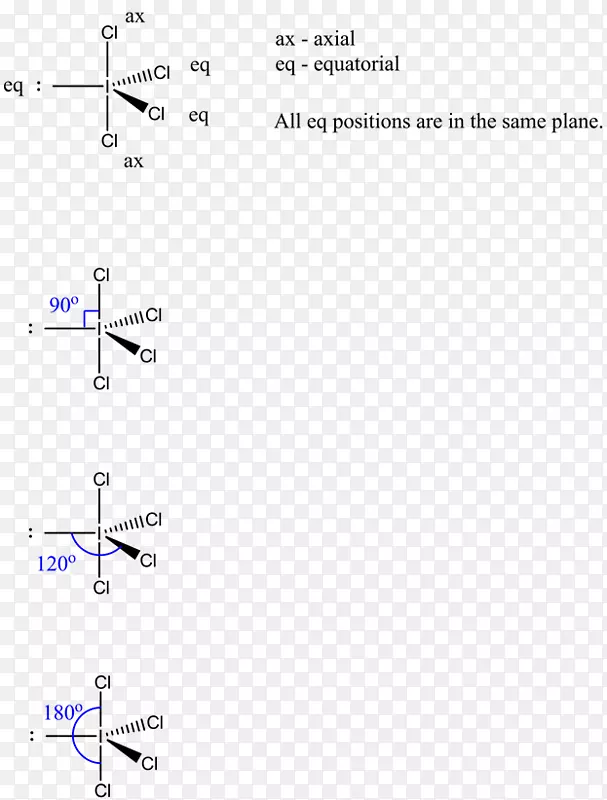 四氟化氙分子几何化学化合物分子碘符号
