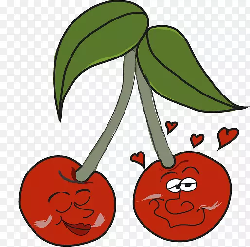 卡通苹果树剪贴画-苹果