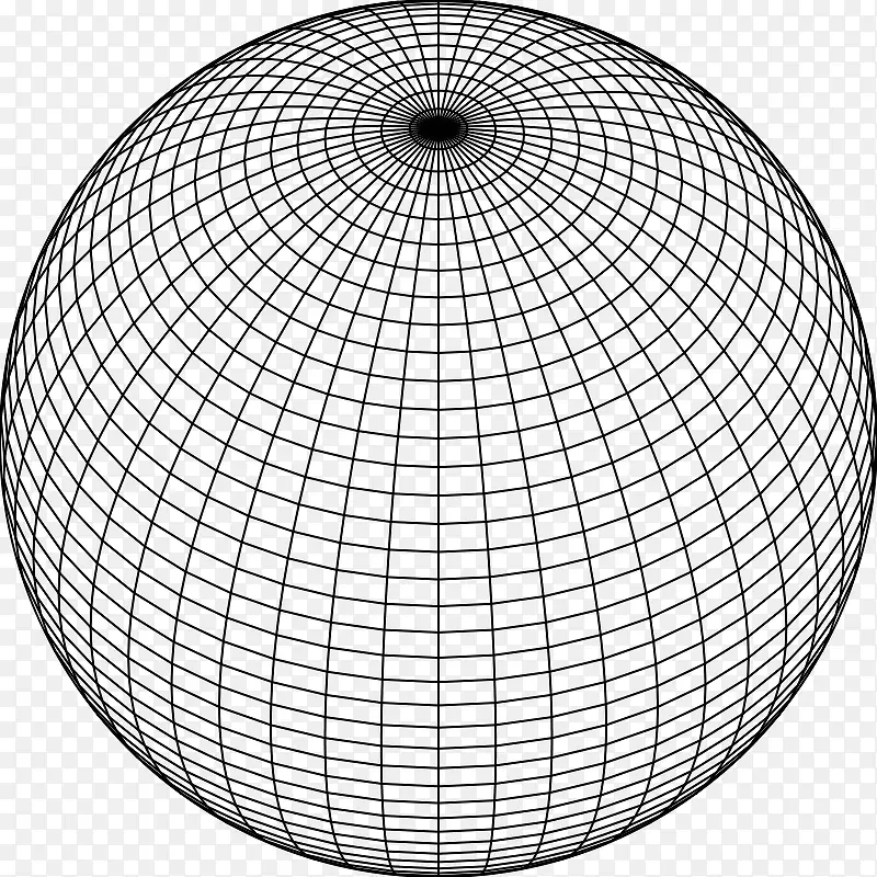 球状球网格线形