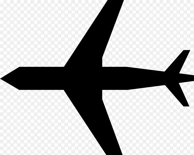 飞机翼线夹角艺术-飞机