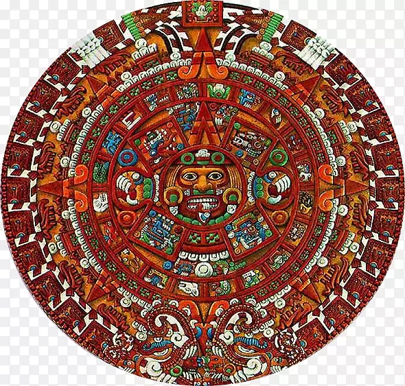 阿兹特克历法石玛雅文明中美洲-玛雅历法