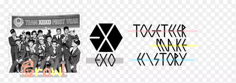 12月份的Exo奇迹标志品牌-exo-k咆哮