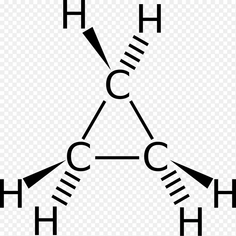 环丙烷环烷烃分子脂环化合物立体