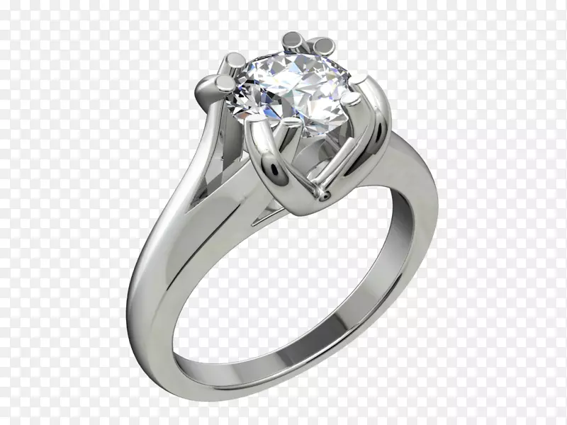 光彩夺目的结婚戒指克拉细度戒指