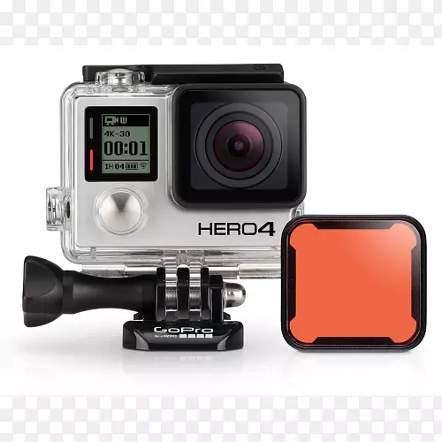 GoPro Hero4银色版照相滤镜GoPro Hero4黑色版-GoPro