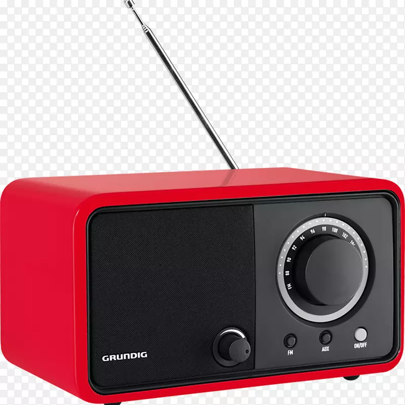 调频广播Grundigg TR1 200收音机调频黑火鸡-收音机