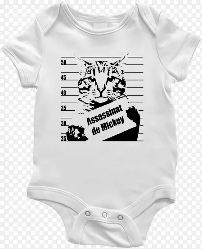 婴儿及幼童一件t恤猫袖围裙