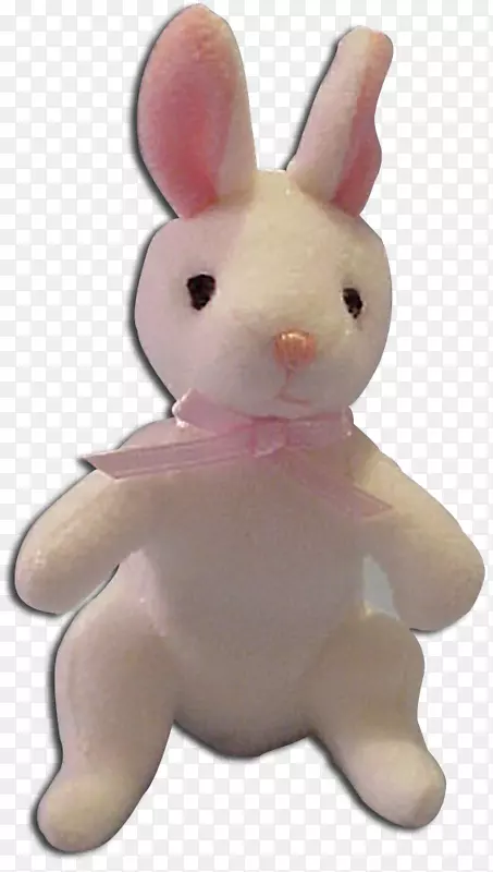 家养兔子复活节兔子毛绒玩具