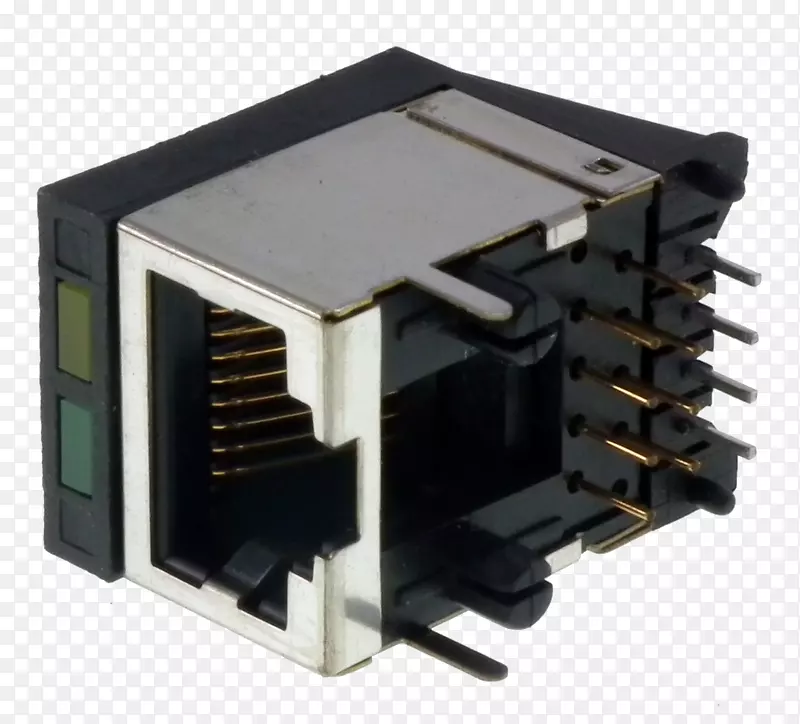 电气连接器电子电路电子元件电气网络-rj 45