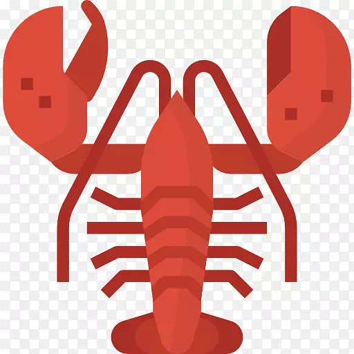 龙虾蟹电脑图标Decapoda海鲜龙虾