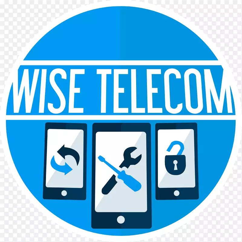 WISE电信电话贝弗威克市集手机Hoeksche Waard-Global电信徽标