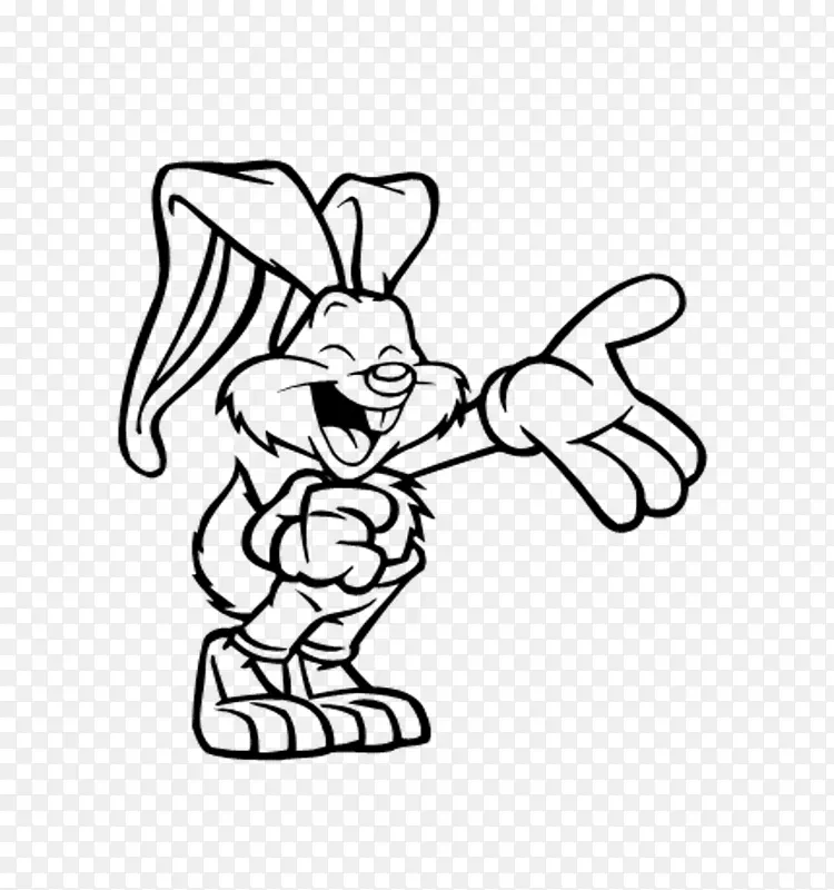 复活节兔子彩绘书-兔子