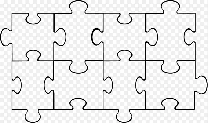 拼图15拼图模板-断裂字谜线索