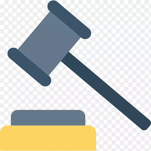 柠檬商业解决方案有限公司法庭法官电脑图标-拍卖锤