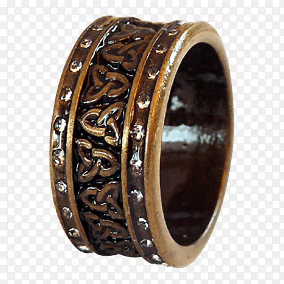 铜黄铜银古董环