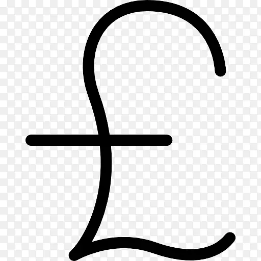 英镑签名英国货币计算机图标-英国
