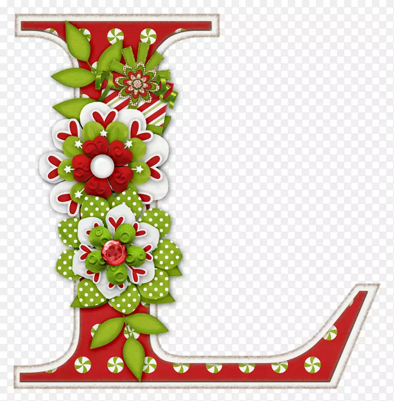 英文字母圣诞节字体-圣诞节