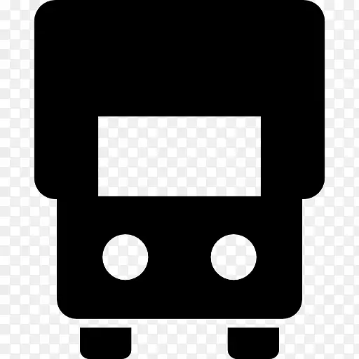 校车公共交通电脑图标-巴士