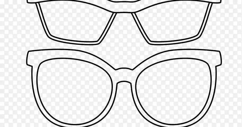 太阳镜着色书护目镜眼镜