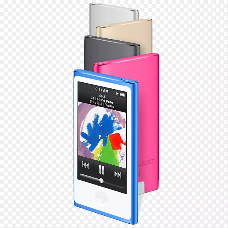 iPodtouch iPodShu显苹果iPodNano(第7代)-苹果